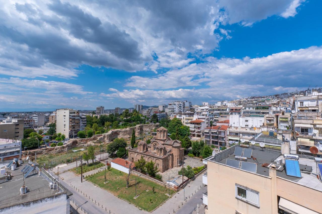 Kosmos Service Apartment Beautiful Studio 1 With Additional Cost Parking سالونيك المظهر الخارجي الصورة
